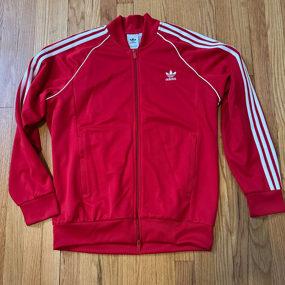 Adidas Red Track Jacket